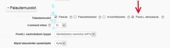 palautemuodot