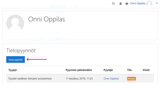 Tietopyynnöt 3-3